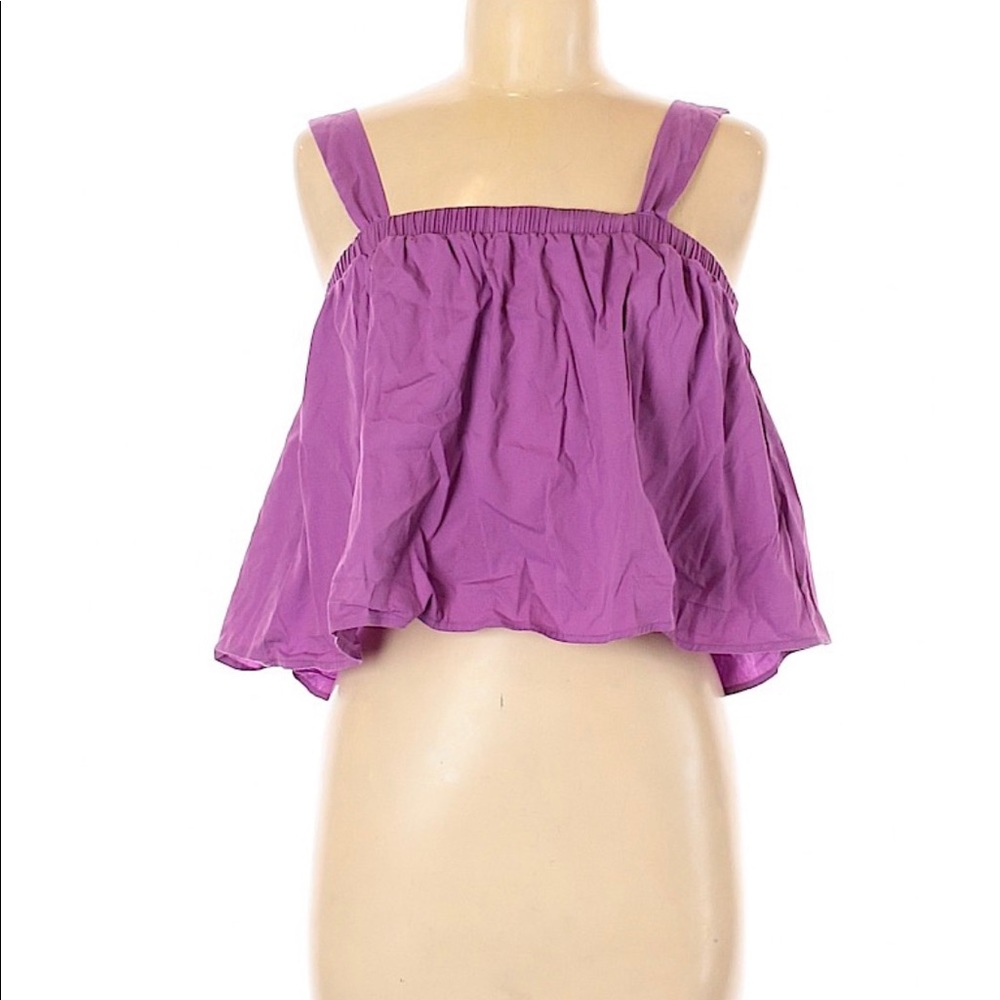 Kimchi Blue M Purple Crop Top